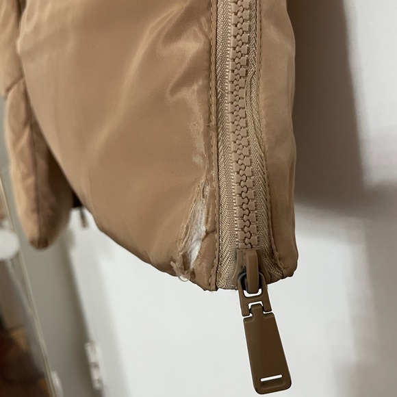 UWOT PrettyLittleThing Tan Puffer Coat - Picture 6 of 6